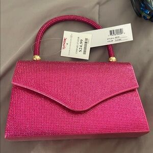Pink Rhinestone Handbag